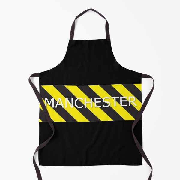 Item preview, Manchester 90s Madchester Black Yellow Retro logo designed and sold by ModSupporters.