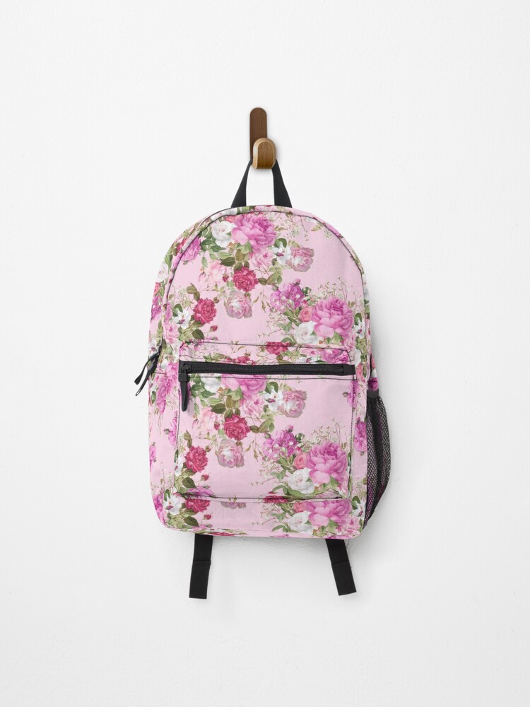 Hot Pink Roses Backpack for Sale by Peggy Stanley