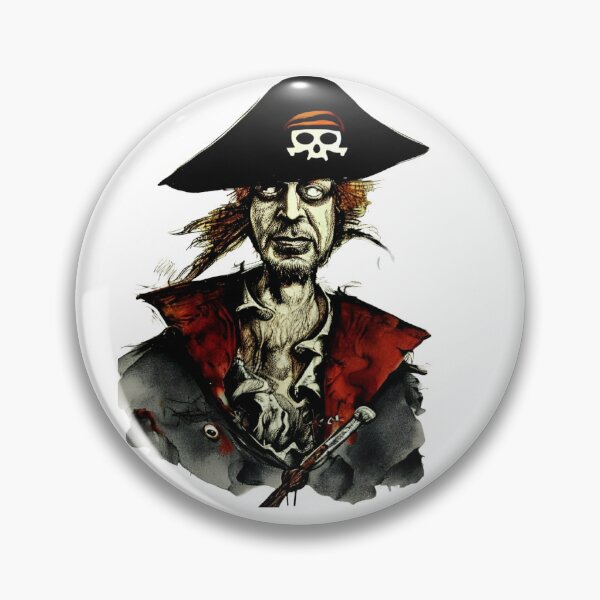 Item preview,  Ink image of a pirate#1 designed and sold by Gala-life1.