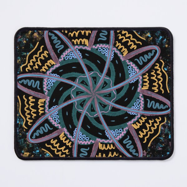 Item preview, Atomic Mandala Galaxy Endless Pattern Illustration designed and sold by quirkycounselor.
