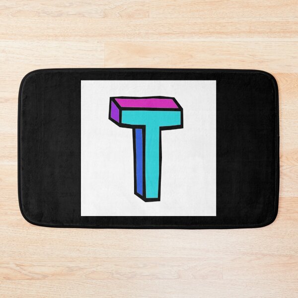 Item preview, Colorized letter T Initial  designed and sold by RemieJames.