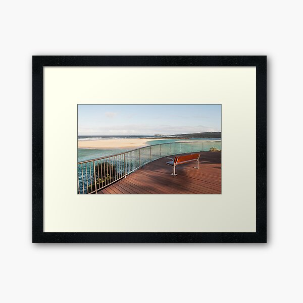 Nelson Parade Boardwalk Framed Art Print