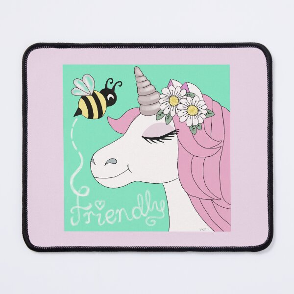 Item preview, Bee Friendly Unicorn designed and sold by Debbee75.