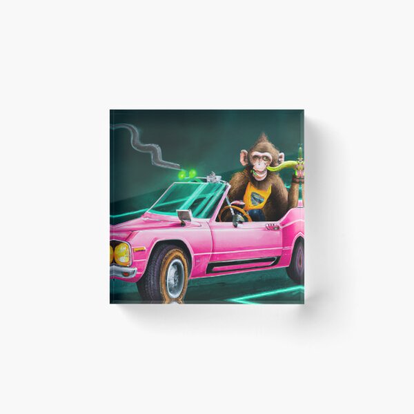 Item preview, Monkey Car Meet designed and sold by zoohumanity.