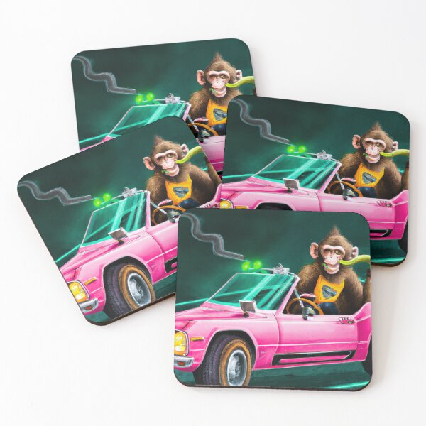 Item preview, Monkey Car Meet designed and sold by zoohumanity.