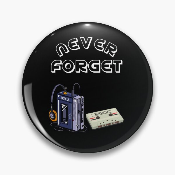 Item preview, Never Forget (Personal Stereo Player & Cassette Tape) Retro designed and sold by TeesByAngelzB.