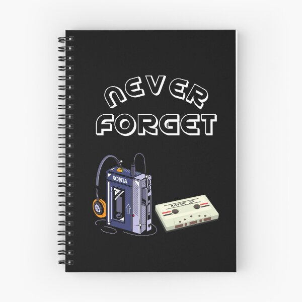 Item preview, Never Forget (Personal Stereo Player & Cassette Tape) Retro designed and sold by TeesByAngelzB.