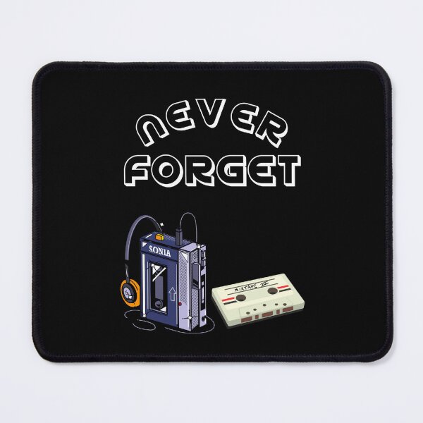 Item preview, Never Forget (Personal Stereo Player & Cassette Tape) Retro designed and sold by TeesByAngelzB.