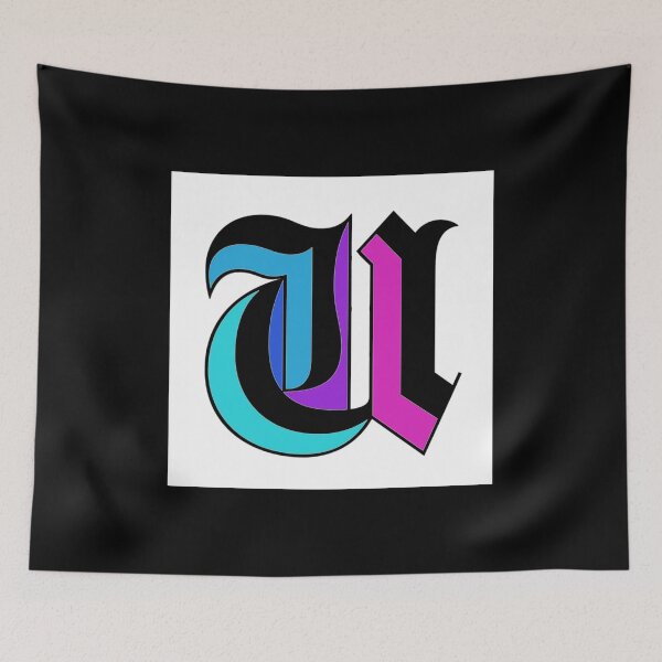Item preview, Colorized letter U Initial  designed and sold by RemieJames.
