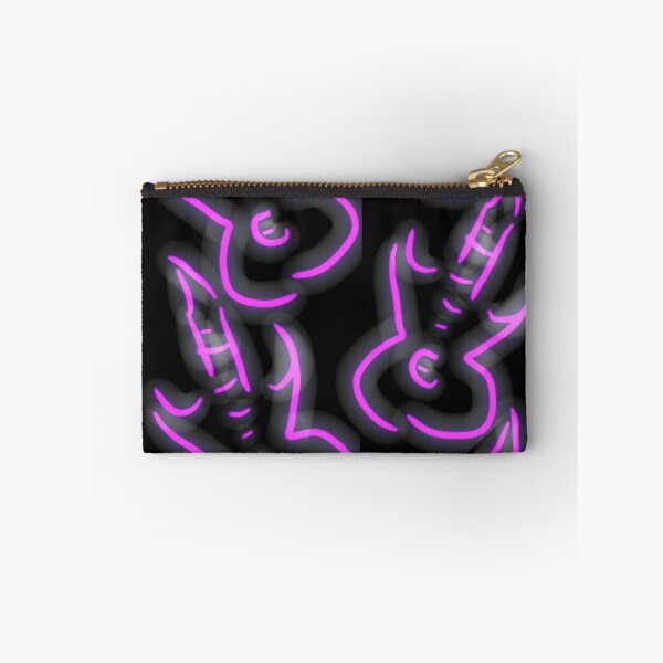 Item preview, Pink neon guitar illustration  designed and sold by WorldOfWendyArt.