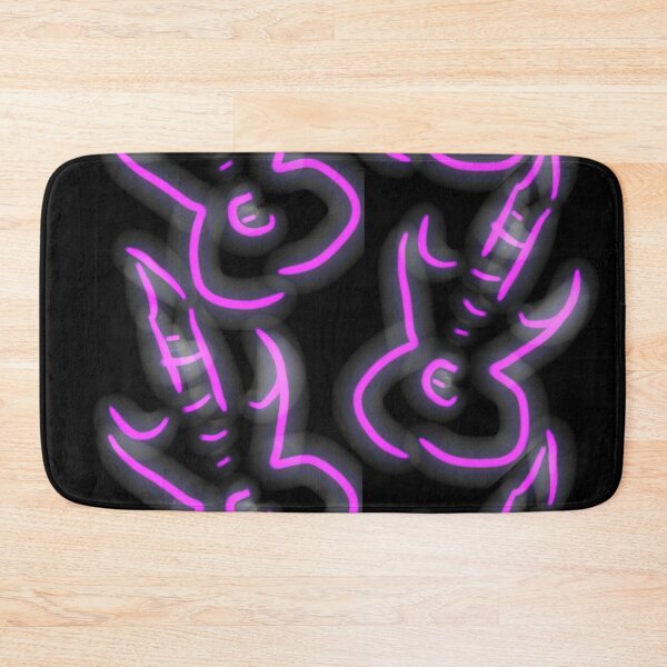 Item preview, Pink neon guitar illustration  designed and sold by WorldOfWendyArt.