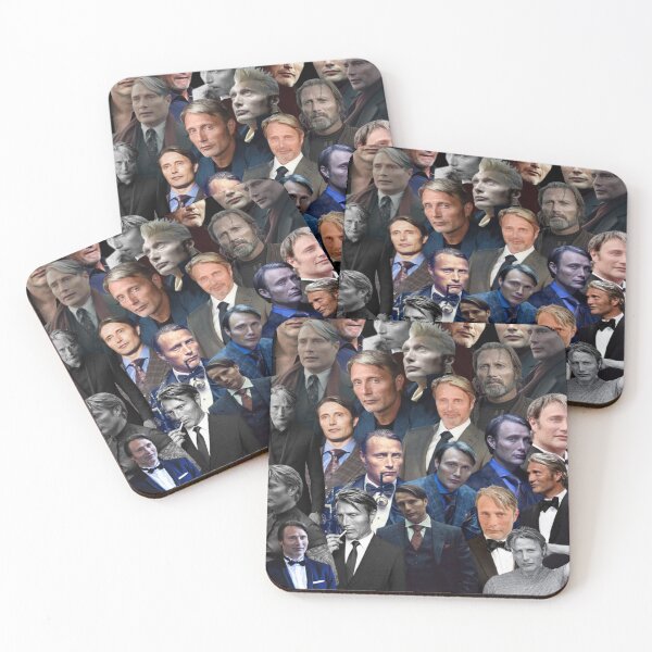 Item preview, mads mikkelsen photo collage designed and sold by T-shirtakStore.