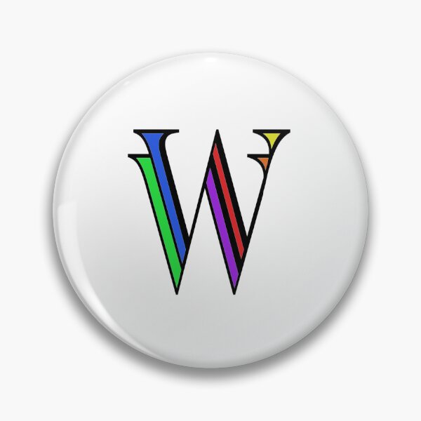 Item preview, Colorized letter W Initial  designed and sold by RemieJames.