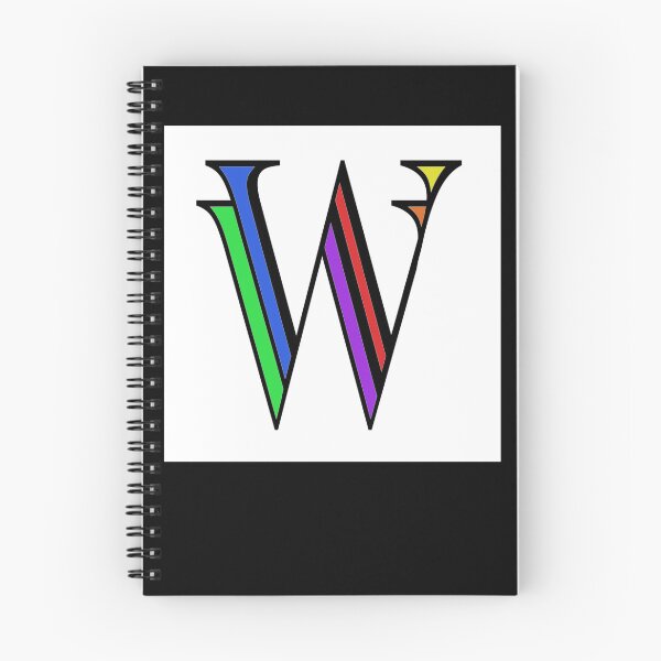 Item preview, Colorized letter W Initial  designed and sold by RemieJames.