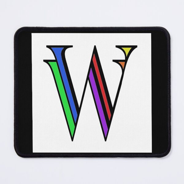 Item preview, Colorized letter W Initial  designed and sold by RemieJames.