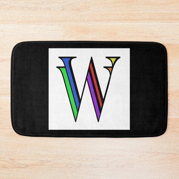 Item preview, Colorized letter W Initial  designed and sold by RemieJames.