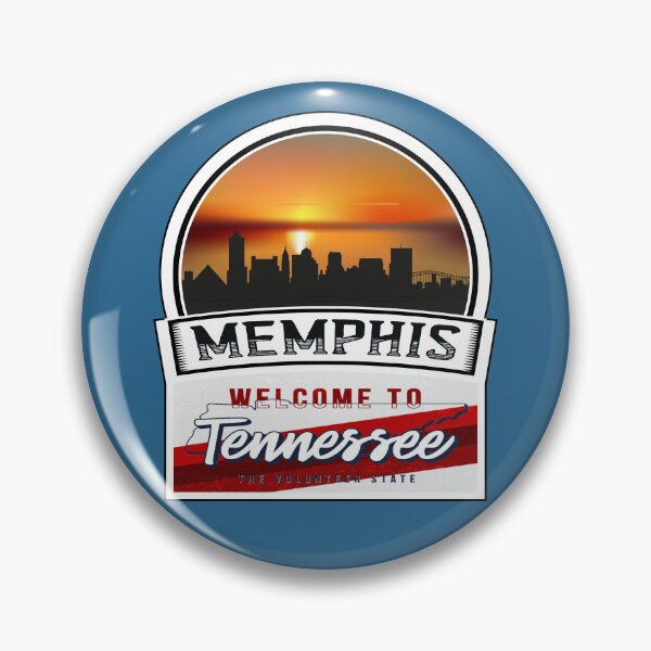 Item preview, Memphis, Welcome to Tennessee, The Volunteer State | Tennessee State and Cities Series -3 designed and sold by WorldStateArt.