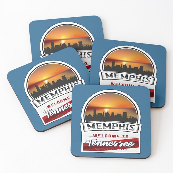 Item preview, Memphis, Welcome to Tennessee, The Volunteer State | Tennessee State and Cities Series -3 designed and sold by WorldStateArt.