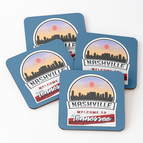 Artikelvorschau, Nashville, Willkommen in Tennessee, dem Freiwilligenstaat | Tennessee State and Cities Series -15 entworfen und verkauft von WorldStateArt.