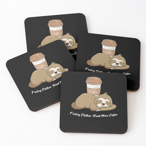 Item preview, Feeling Slothee Need More Coffee designed and sold by ColourTrials.