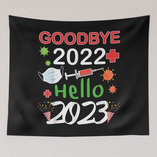 Item preview, Goodbye 2022 Hello 2023 Happy New Year 2023 T-Shirt designed and sold by Baron-Hagen.