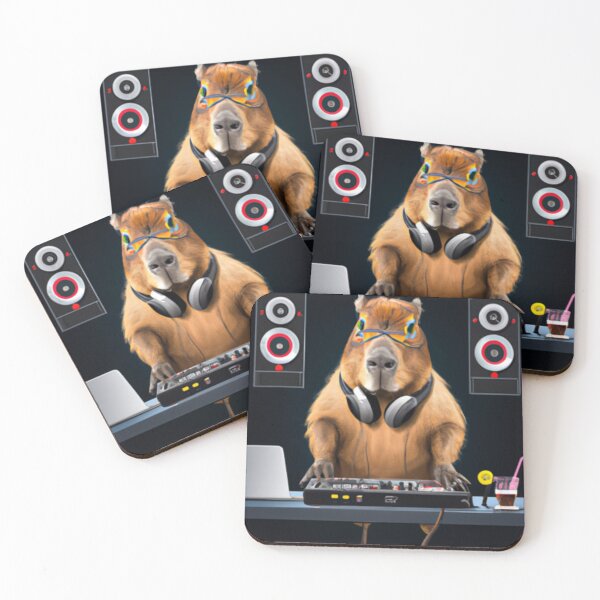 Item preview, Dj Capybara Art designed and sold by Shadowbyte91.