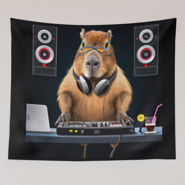 Item preview, Dj Capybara Art designed and sold by Shadowbyte91.