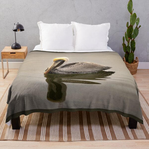 Item preview, The Regal Brown Pelican Swimming Reflections designed and sold by nbrandsberg.