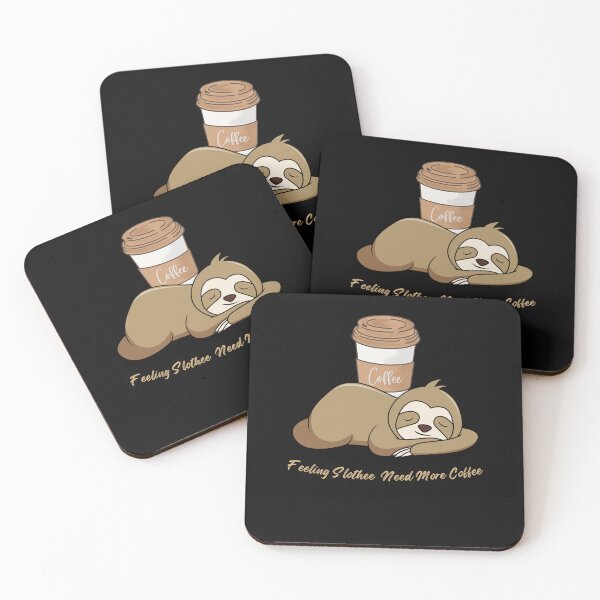 Item preview, Feeling Slothee Need More Coffee designed and sold by ColourTrials.