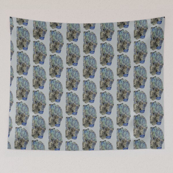 Item preview, Labradorite Antique Illustration designed and sold by LunaMothMineral.