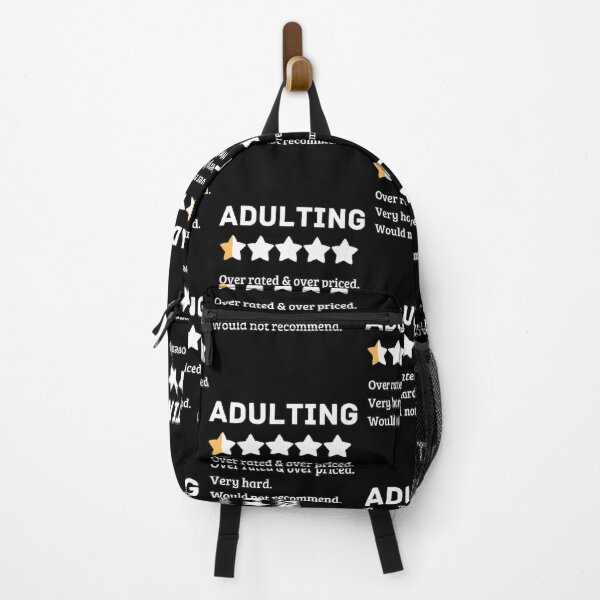 Item preview, Adulting would not recommend - Funny Quote designed and sold by pod-plus-plus.