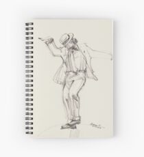 09-smooth criminal Spiral Notebook