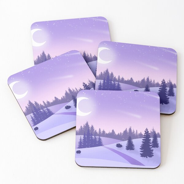 Item preview, winter moon designed and sold by LookingUpStudio.