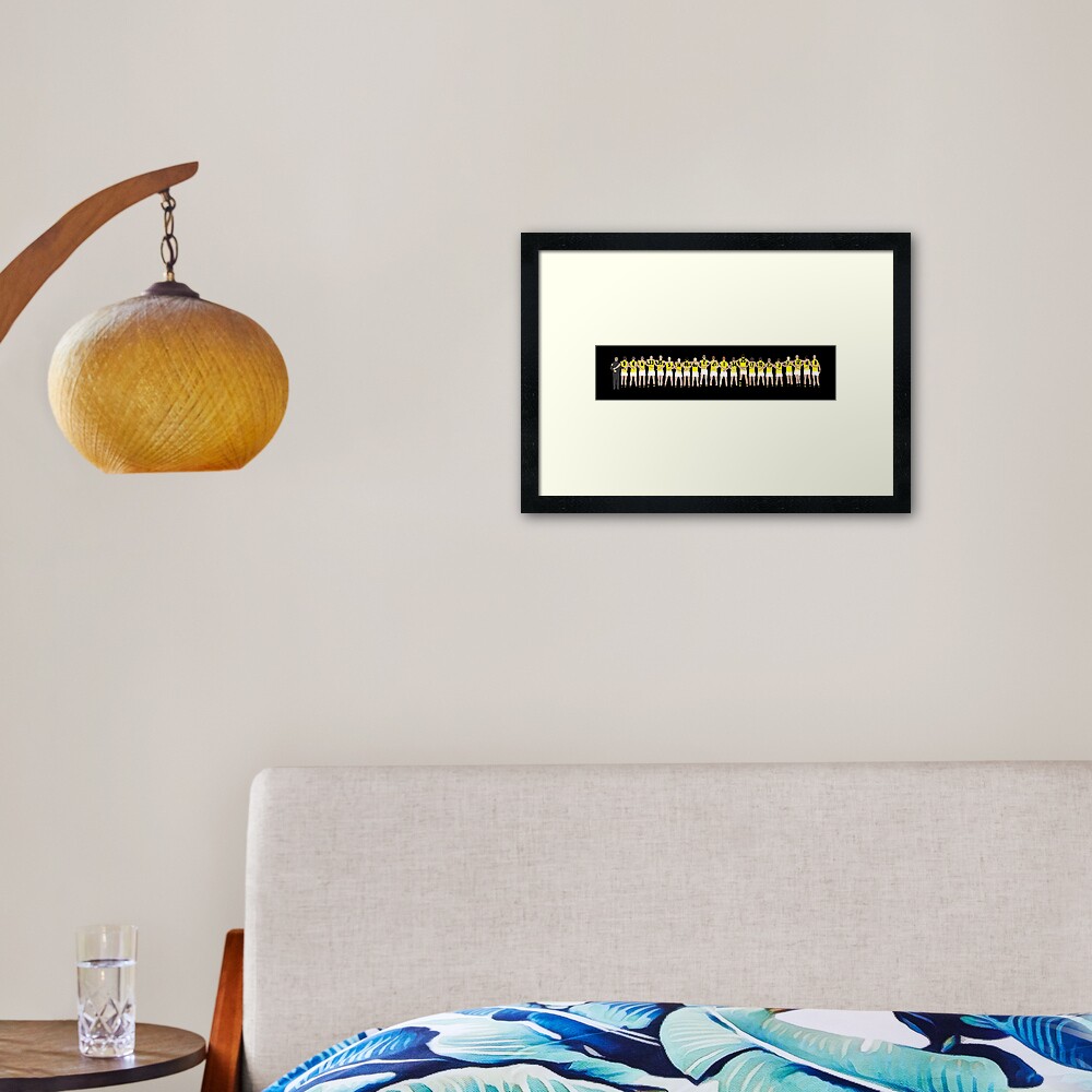 Tigers Together 2017 Framed Art Print