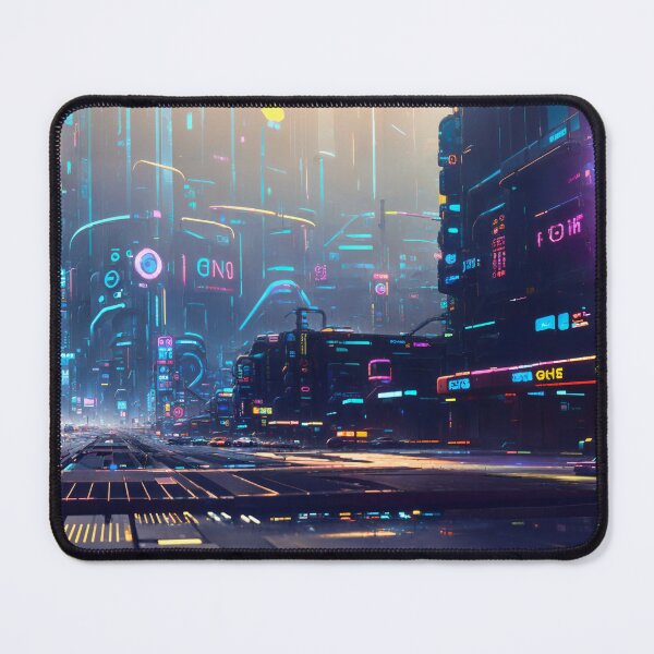 Item preview, Cyberpunk City Avenue designed and sold by Binary-Ko.