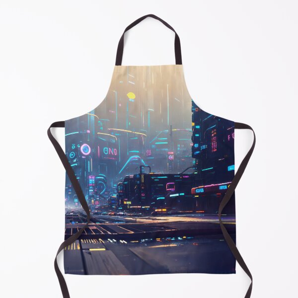 Item preview, Cyberpunk City Avenue designed and sold by Binary-Ko.