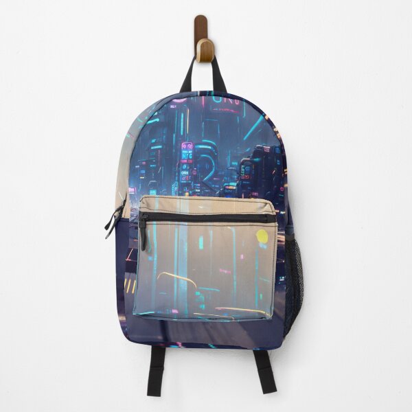 Item preview, Cyberpunk City Avenue designed and sold by Binary-Ko.