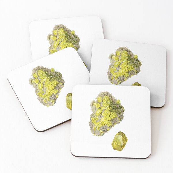 Item preview, Native Sulphur Antique Illustration designed and sold by LunaMothMineral.