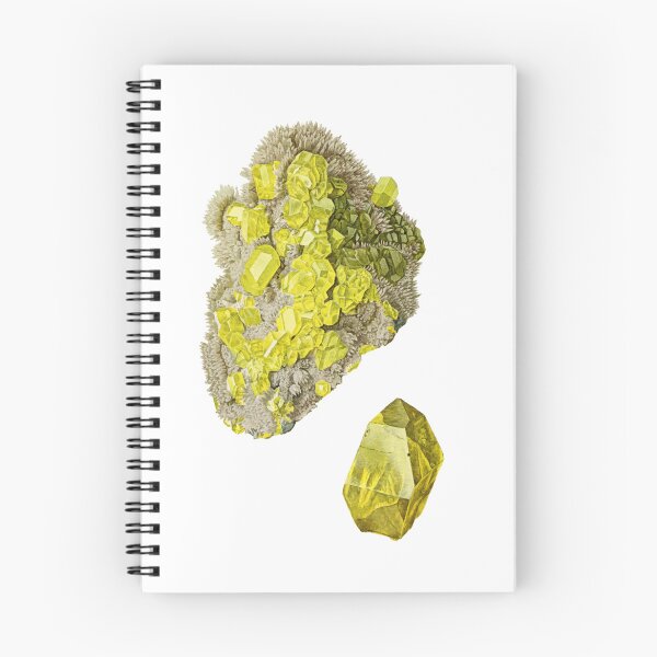 Item preview, Native Sulphur Antique Illustration designed and sold by LunaMothMineral.