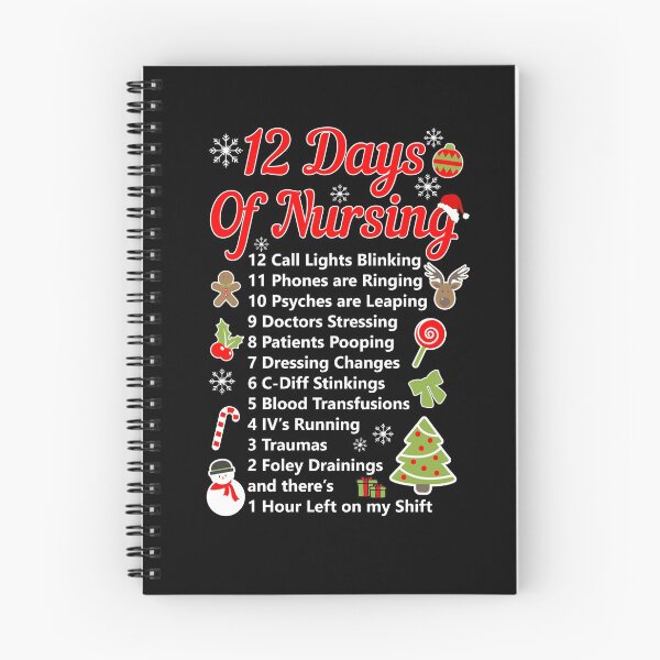 Item preview, 12 DAYS OF NURSING designed and sold by antipatic.