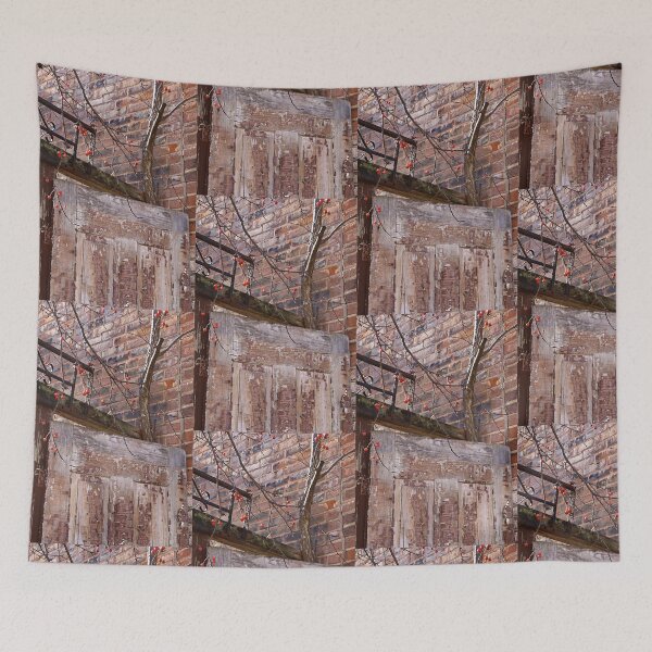 Item preview, November Scene with Bricks and Door designed and sold by Martha Sherman.