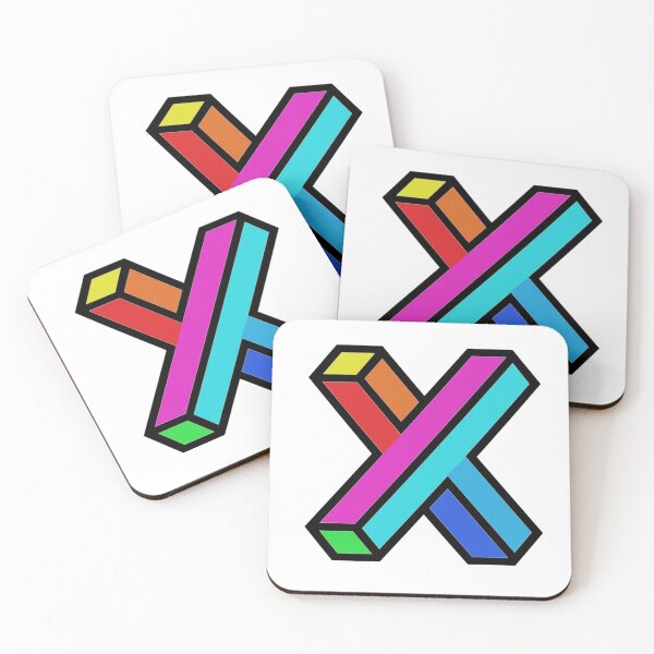 Item preview, Colorized letter X Initial  designed and sold by RemieJames.