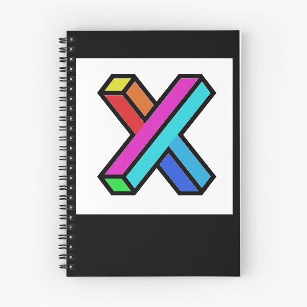 Item preview, Colorized letter X Initial  designed and sold by RemieJames.