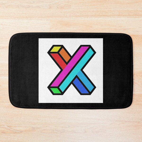 Item preview, Colorized letter X Initial  designed and sold by RemieJames.