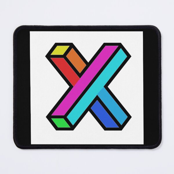 Item preview, Colorized letter X Initial  designed and sold by RemieJames.