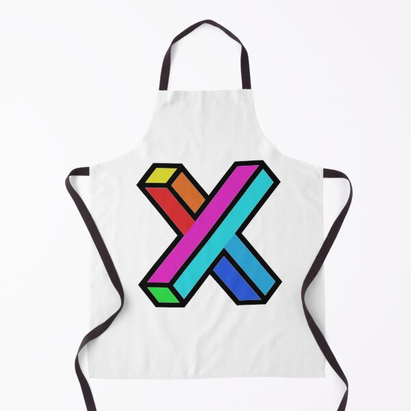 Item preview, Colorized letter X Initial  designed and sold by RemieJames.
