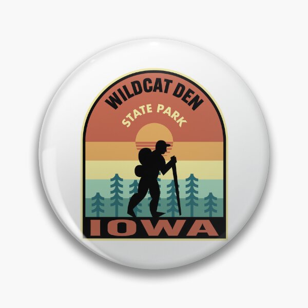 Item preview, Wildcat Den State Park Iowa Retro Hiking designed and sold by HalpinDesign.