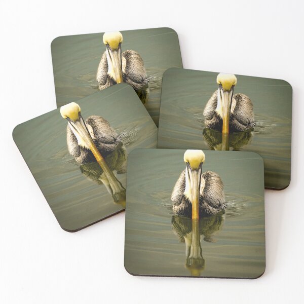 Item preview, Brown Pelican Mirrored Reflection Front View designed and sold by nbrandsberg.