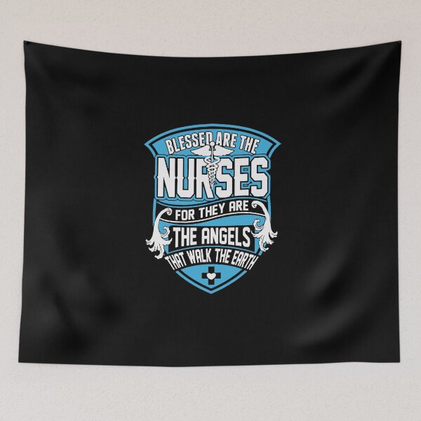 Item preview, BLESSED ARE THE NURSES designed and sold by antipatic.