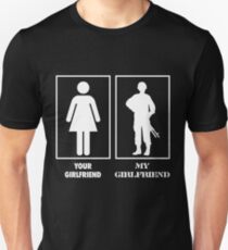 Your Girlfriend, My Girlfriend - Military Unisex T-Shirt